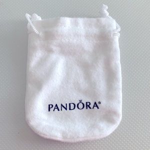 New Small White Pandora Jewelry Bag to store rings bracelets and charms